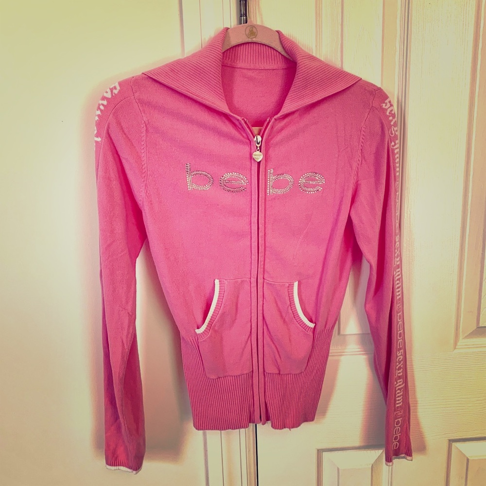 Bebe Pink Logo Top